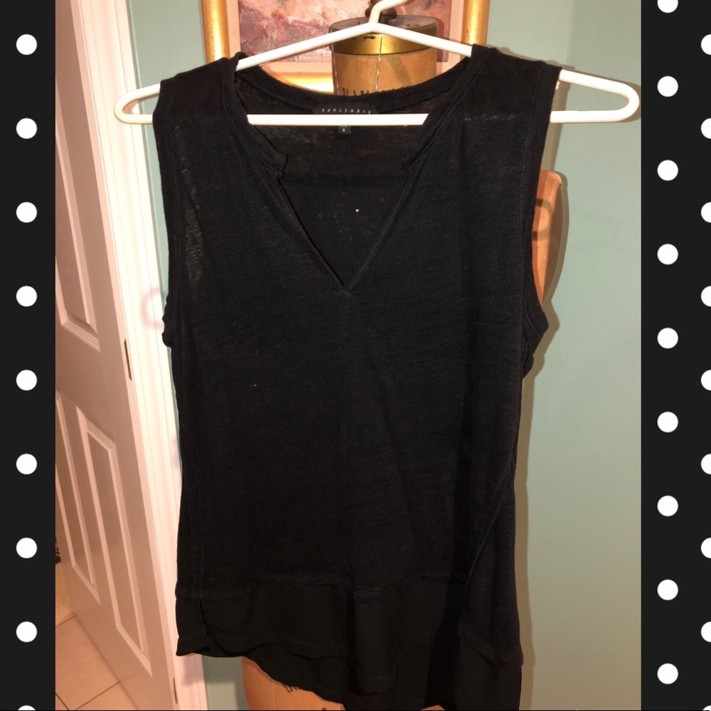 Sanctuary Black Tank🖤